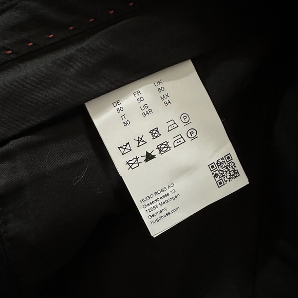 Hugo Boss black straight leg trousers - Picture 4 of 5